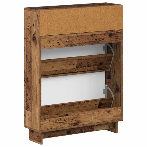 Ormar za cipele EDE 78 x 24 x 103 cm Konstruirano drvo - Staro drvo Cijena