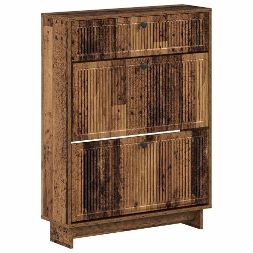 Ormar za cipele EDE 78 x 24 x 103 cm Konstruirano drvo - Staro drvo Cijena