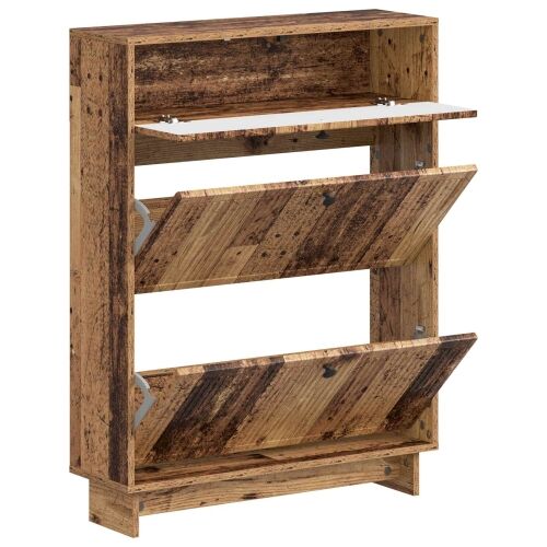 Ormar za cipele EDE 78 x 24 x 103 cm Konstruirano drvo - Staro drvo Cijena