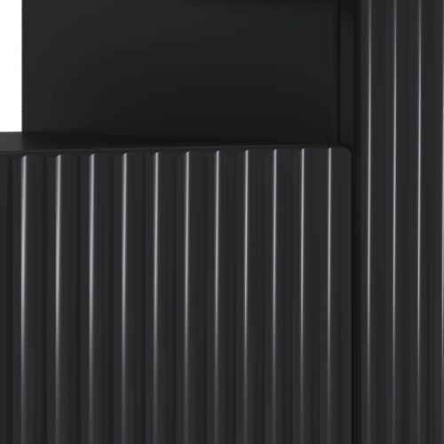 LED TV kabinet EDE 153 x 35 x 43 cm Crna Konstruirano drvo - Crna Cijena
