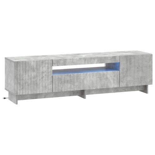 LED TV kabinet EDE 153 x 35 x 43 cm Betonska siva - Betonska siva Cijena