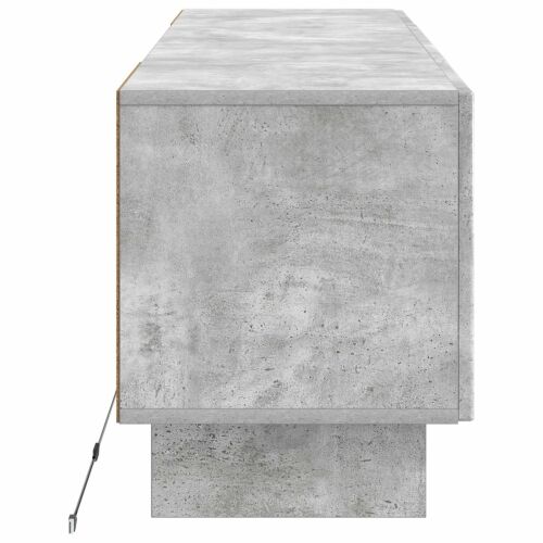 LED TV kabinet EDE 153 x 35 x 43 cm Betonska siva - Betonska siva Cijena