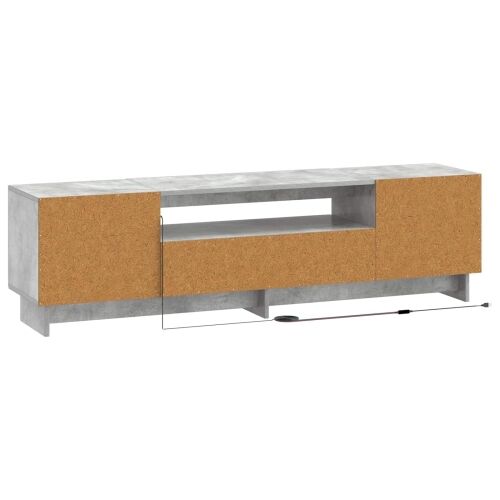 LED TV kabinet EDE 153 x 35 x 43 cm Betonska siva - Betonska siva Cijena