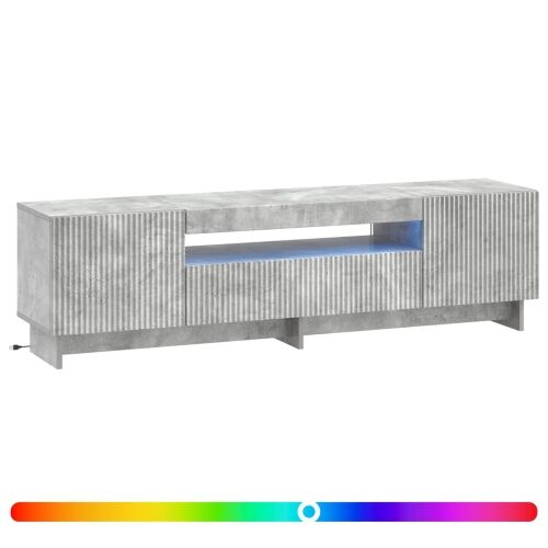 LED TV kabinet EDE 153 x 35 x 43 cm Betonska siva - Betonska siva Cijena