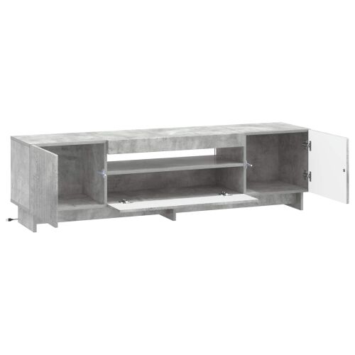 LED TV kabinet EDE 153 x 35 x 43 cm Betonska siva - Betonska siva Cijena