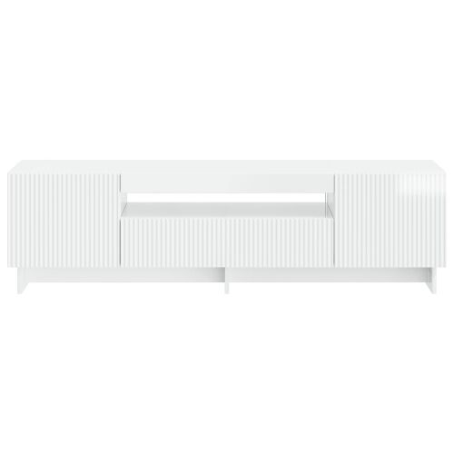 LED TV kabinet EDE 153 x 35 x 43 cm Bijela visokog sjaja - Bijela visokog sjaja Cijena