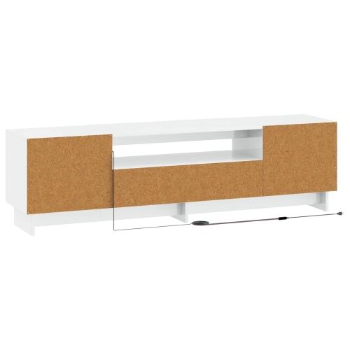 LED TV kabinet EDE 153 x 35 x 43 cm Bijela visokog sjaja - Bijela visokog sjaja Cijena