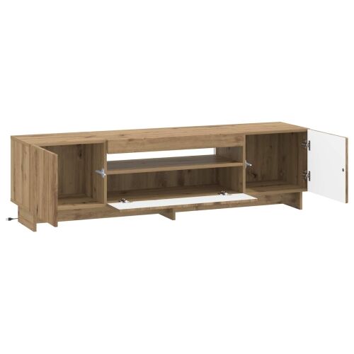 LED TV kabinet EDE 153 x 35 x 43 cm Hrast artisan - Hrast artisan Cijena