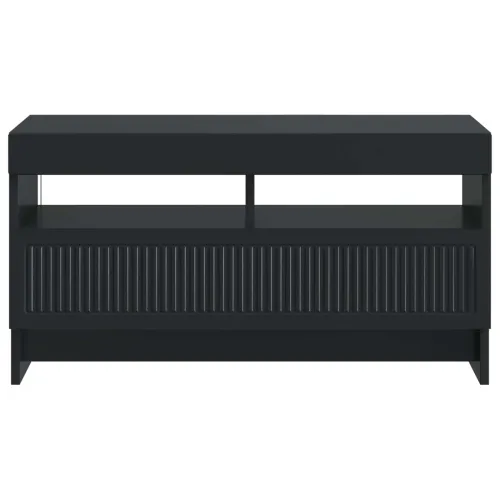 LED TV kabinet ALKMAAR 81 x 35 x 43 cm Crna Konstruirano drvo - Crna Cijena