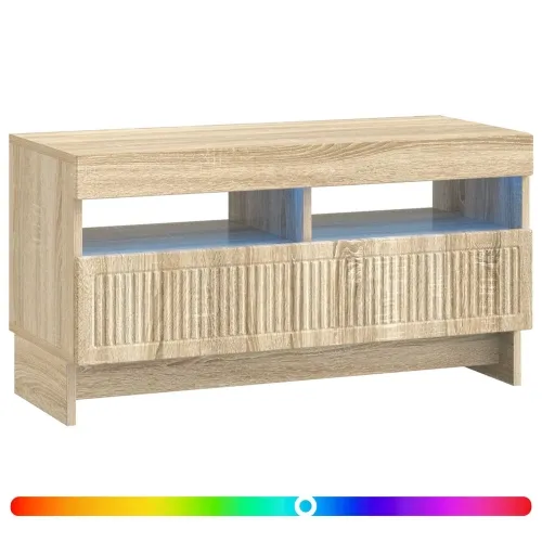 LED TV kabinet ALKMAAR 81 x 35 x 43 cm Hrast sonoma - Hrast sonoma Cijena