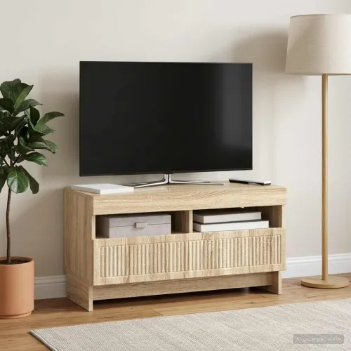 LED TV kabinet ALKMAAR 81 x 35 x 43 cm Hrast sonoma - Hrast sonoma Cijena