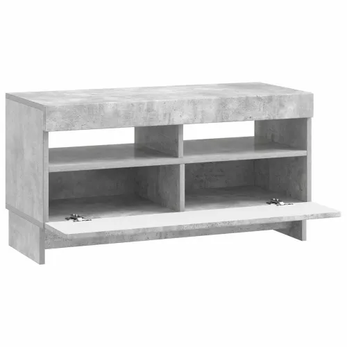 LED TV kabinet ALKMAAR 81 x 35 x 43 cm Betonska siva - Betonska siva Cijena