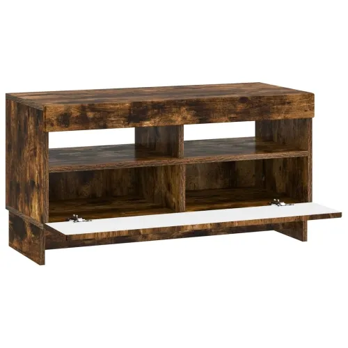 LED TV kabinet ALKMAAR 81 x 35 x 43 cm Dimljeni hrast - Dimljeni hrast Cijena