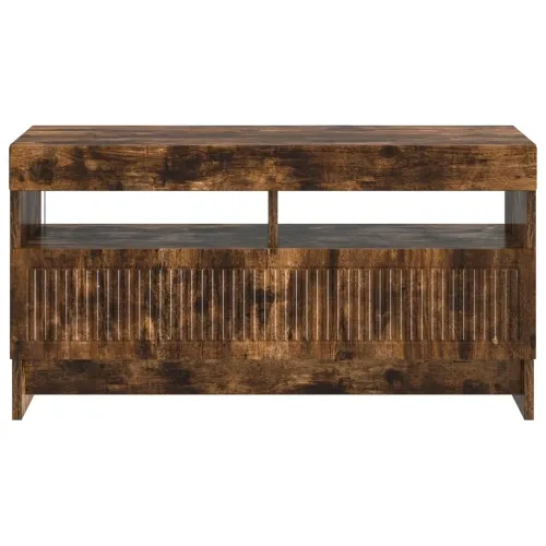 LED TV kabinet ALKMAAR 81 x 35 x 43 cm Dimljeni hrast - Dimljeni hrast Cijena