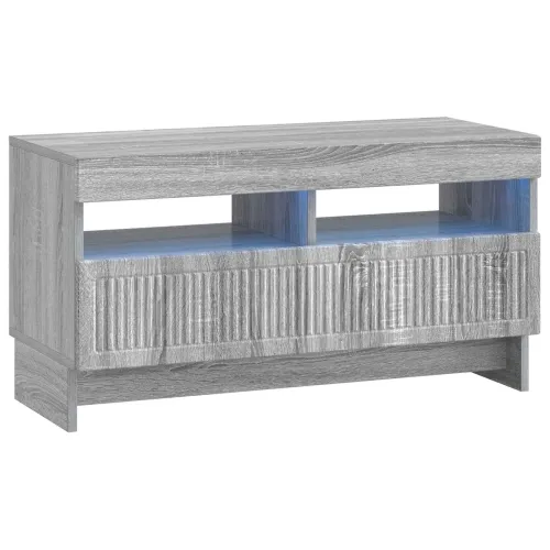 LED TV kabinet ALKMAAR 81 x 35 x 43 cm Siva Sonoma - Siva Sonoma Cijena