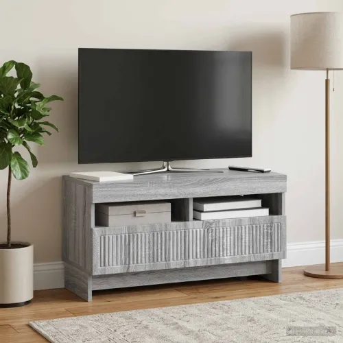 LED TV kabinet ALKMAAR 81 x 35 x 43 cm Siva Sonoma - Siva Sonoma Cijena