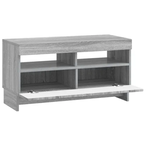 LED TV kabinet ALKMAAR 81 x 35 x 43 cm Siva Sonoma - Siva Sonoma Cijena