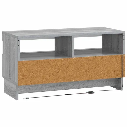 LED TV kabinet ALKMAAR 81 x 35 x 43 cm Siva Sonoma - Siva Sonoma Cijena