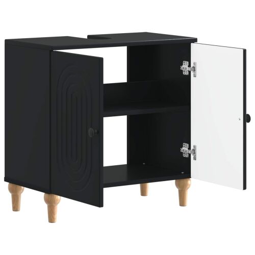 Kupaonski ormarić za sudoper ALKMAAR Crna 59,5 x 31,5 x 59 cm - Crna Cijena