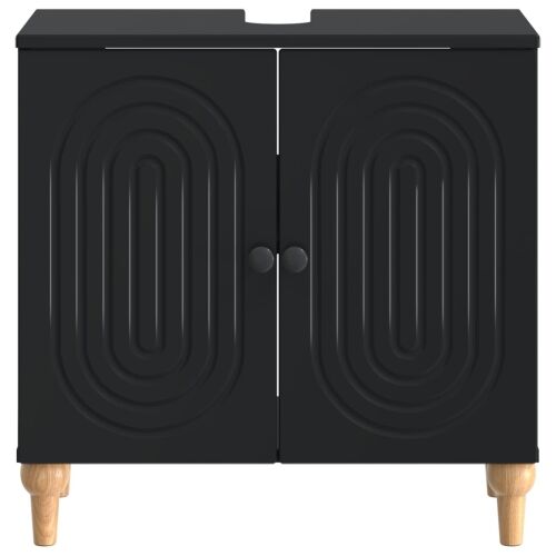 Kupaonski ormarić za sudoper ALKMAAR Crna 59,5 x 31,5 x 59 cm - Crna Cijena