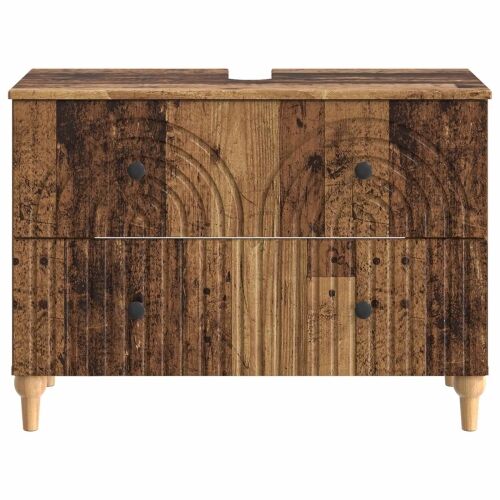 Kupaonski ormarić za sudoper ALKMAAR Staro drvo 82 x 41 x 59 cm - Staro drvo Cijena