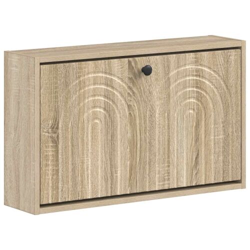 Ormar za cipele na zidu ALKMAAR 71 x 17 x 43 cm Hrast sonoma - Hrast sonoma Cijena