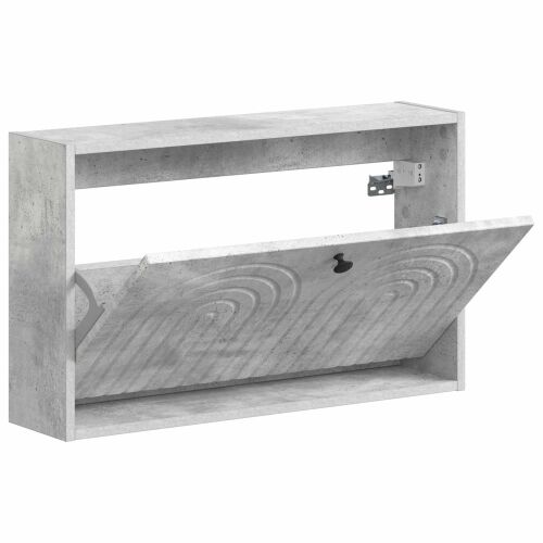 Ormar za cipele na zidu ALKMAAR 71 x 17 x 43 cm Betonska siva - Betonska siva Cijena