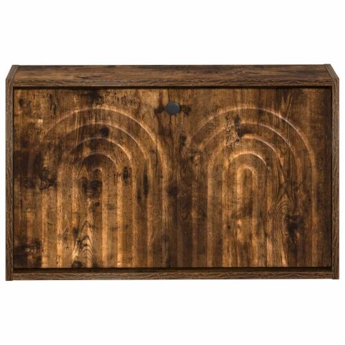 Ormar za cipele na zidu ALKMAAR 71 x 17 x 43 cm Dimljeni hrast - Dimljeni hrast Cijena