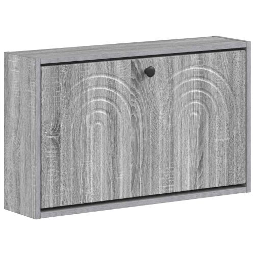 Ormar za cipele na zidu ALKMAAR 71 x 17 x 43 cm Siva Sonoma - Siva Sonoma Cijena