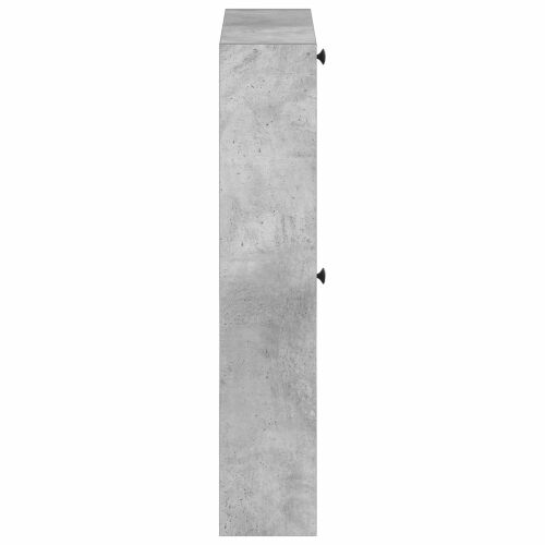 Ormar za cipele na zidu ALKMAAR 71 x 17 x 86 cm Betonska siva - Betonska siva Cijena