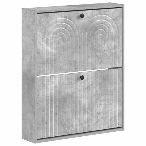 Ormar za cipele na zidu ALKMAAR 71 x 17 x 86 cm Betonska siva - Betonska siva Cijena
