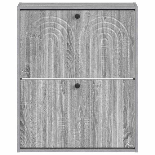 Ormar za cipele na zidu ALKMAAR 71 x 17 x 86 cm Siva Sonoma - Siva Sonoma Cijena