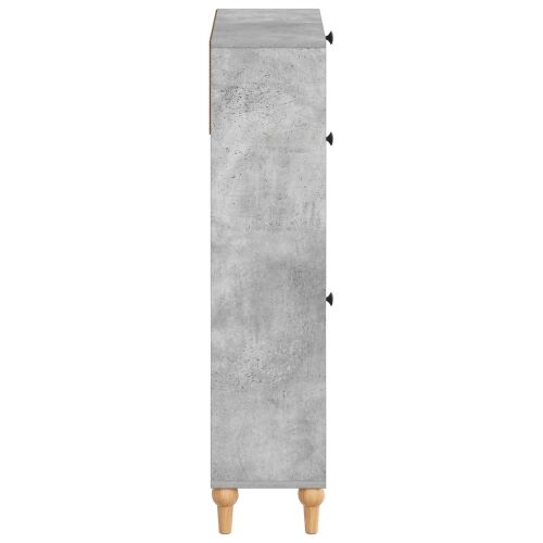 Ormar za cipele ALKMAAR 78 x 24 x 103 cm Konstruirano drvo - Betonska siva Cijena