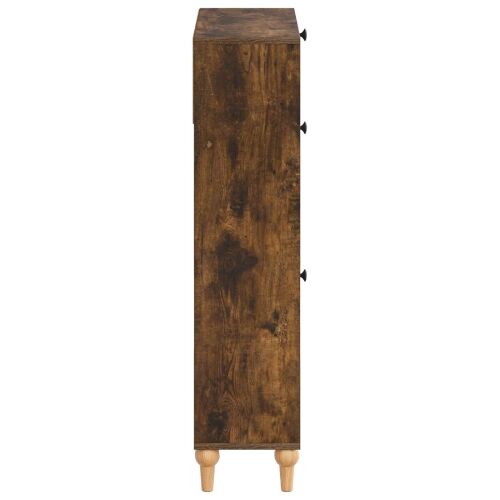 Ormar za cipele ALKMAAR 78 x 24 x 103 cm Konstruirano drvo - Dimljeni hrast Cijena