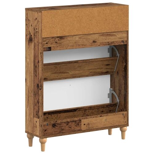 Ormar za cipele ALKMAAR 78 x 24 x 103 cm Konstruirano drvo - Staro drvo Cijena