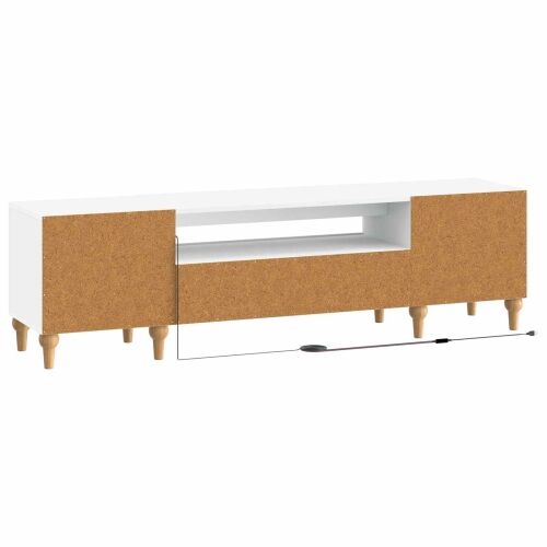 LED TV kabinet ALKMAAR 153 x 35 x 43 cm Bijela - Bijela Cijena