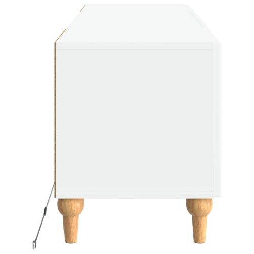 LED TV kabinet ALKMAAR 153 x 35 x 43 cm Bijela - Bijela Cijena