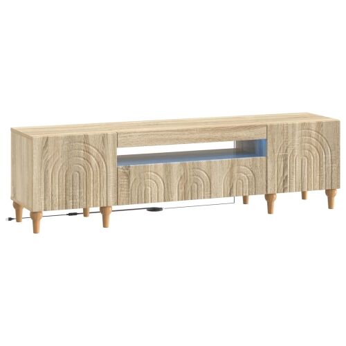 LED TV kabinet ALKMAAR 153 x 35 x 43 cm Hrast sonoma - Hrast sonoma Cijena