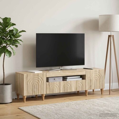 LED TV kabinet ALKMAAR 153 x 35 x 43 cm Hrast sonoma - Hrast sonoma Cijena
