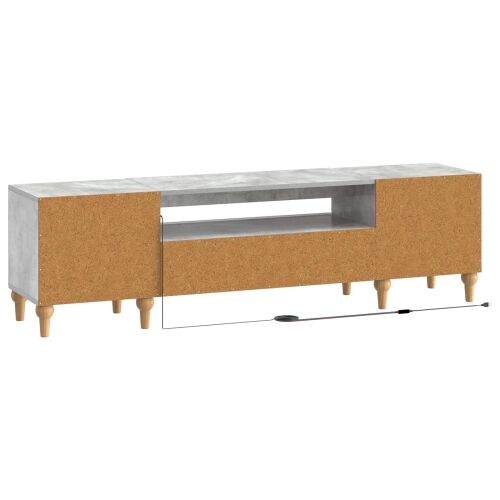 LED TV kabinet ALKMAAR 153 x 35 x 43 cm Betonska siva - Betonska siva Cijena