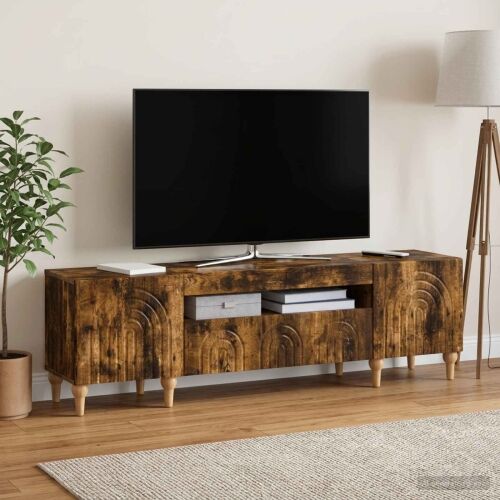 LED TV kabinet ALKMAAR 153 x 35 x 43 cm Dimljeni hrast - Dimljeni hrast Cijena