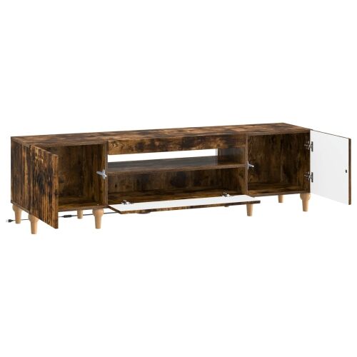 LED TV kabinet ALKMAAR 153 x 35 x 43 cm Dimljeni hrast - Dimljeni hrast Cijena