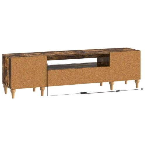 LED TV kabinet ALKMAAR 153 x 35 x 43 cm Dimljeni hrast - Dimljeni hrast Cijena