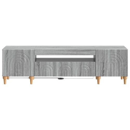 LED TV kabinet ALKMAAR 153 x 35 x 43 cm Siva Sonoma - Siva Sonoma Cijena