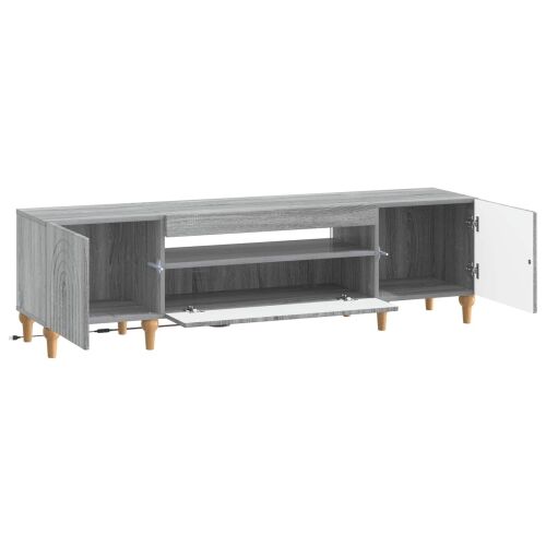 LED TV kabinet ALKMAAR 153 x 35 x 43 cm Siva Sonoma - Siva Sonoma Cijena