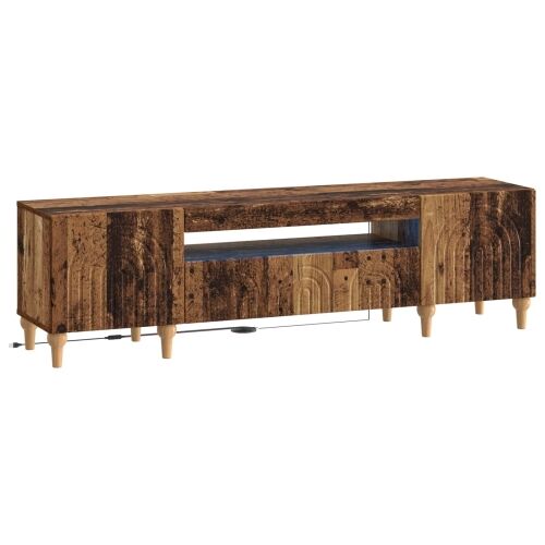 LED TV kabinet ALKMAAR 153 x 35 x 43 cm Staro drvo - Staro drvo Cijena