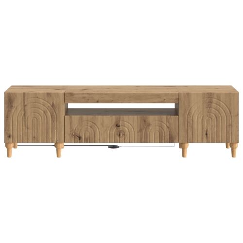 LED TV kabinet ALKMAAR 153 x 35 x 43 cm Hrast artisan - Hrast artisan Cijena