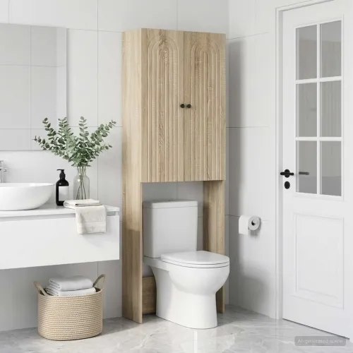 Kabinetska WC ALKMAAR Hrast sonoma 66 x 25,5 x 190 cm - Hrast sonoma Cijena