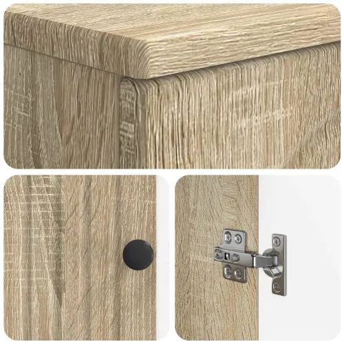 Kabinetska WC ALKMAAR Hrast sonoma 66 x 25,5 x 190 cm - Hrast sonoma Cijena