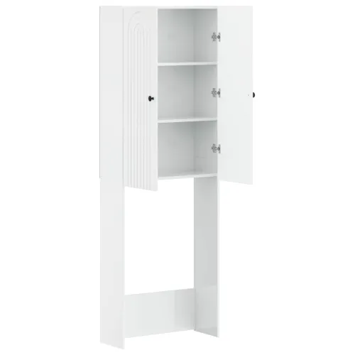 Kabinetska WC ALKMAAR Bijela visokog sjaja 66 x 25,5 x 190 cm - Bijela visokog sjaja Cijena